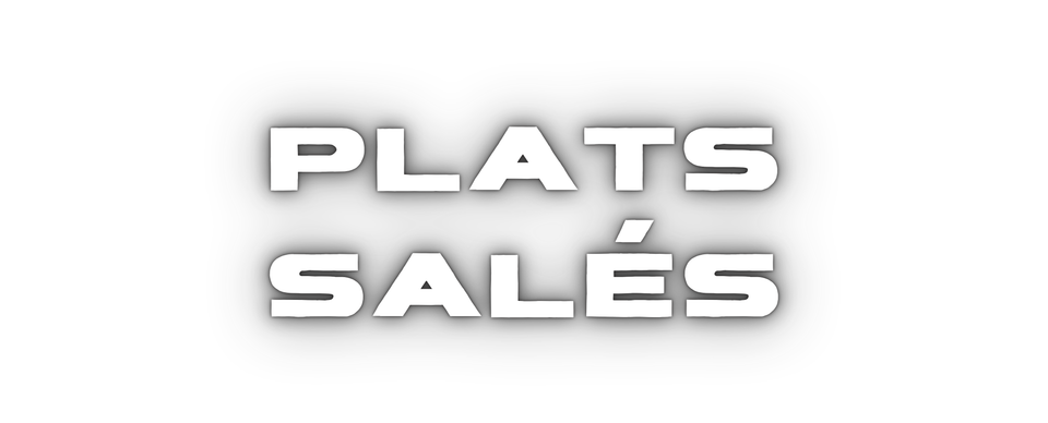 Plats salés