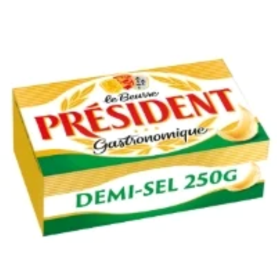 Beurre - président demi sel